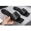 Versace La Medusa Leather Slides Black