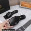 Versace La Medusa Leather Slides Black