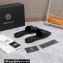 Versace La Medusa Leather Slides Black