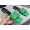 Versace La Medusa Leather Slides Green