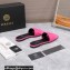 Versace La Medusa Leather Slides Dark Pink