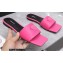 Versace La Medusa Leather Slides Dark Pink