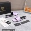 Versace La Medusa Leather Slides Lilac