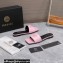Versace La Medusa Leather Slides Pink