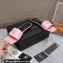 Versace La Medusa Leather Slides Pink