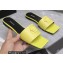 Versace La Medusa Leather Slides Yellow