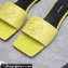 Versace La Medusa Leather Slides Yellow