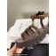 Celine CLEA TRIOMPHE GLADIATOR CHUNKY SANDALs in Vegetal Calfskin Coffee 2022