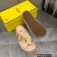 Fendi Fendigraphy Leather Slides Pink 2022