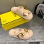 Fendi Fendigraphy Leather Slides Pink 2022