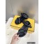 Fendi Feel Sandals Leather Black with Wide Bands 2022