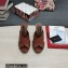 Dolce & Gabbana Heel 11cm Mules Calfskin Brown with Geometric Heel 2022
