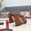 Dolce & Gabbana Heel 11cm Mules Calfskin Brown with Geometric Heel 2022