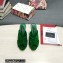 Dolce & Gabbana Heel 11cm Mules Suede Green with Geometric Heel 2022