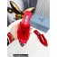 Prada Logo-print Plexiglas PVC Slides Red 2022