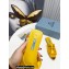 Prada Logo-print Plexiglas PVC Slides Yellow 2022