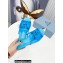 Prada Logo-print Plexiglas PVC Slides Blue 2022