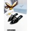 Prada Logo-print Plexiglas PVC Slides Black 2022