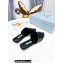 Prada Brushed leather Slides Black 2022