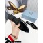 Prada Brushed leather Slides Black 2022