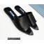 Prada Leather Slides Black 2022