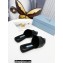Prada Leather Slides Black 2022