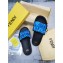 Fendi Feel Satin Slides Blue 2022