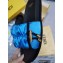 Fendi Feel Satin Slides Blue 2022