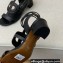Dior Heel 4.5cm D-Club Sandals Black 2022