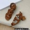 Dior Heel 4.5cm D-Club Sandals Brown 2022