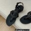Dior D-Club Flat Thong Sandals Black 2022