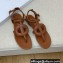 Dior D-Club Flat Thong Sandals Brown 2022