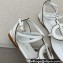 Dior D-Club Flat Thong Sandals White 2022