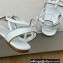 Dior D-Club Flat Thong Sandals White 2022