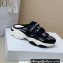 Dior D-Wander Open-back Sneakers Oblique Blue 2022