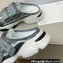 Dior D-Wander Open-back Sneakers Oblique Gray 2022