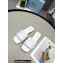 Prada Geometric Motif Nappa Leather Slides White 2022
