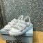 Prada Puffy Lambskin Slingback Sport Flatform Sandals White 2022