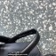 Prada Puffy Lambskin Slingback Sport Flatform Sandals Black 2022