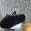 Prada Puffy Lambskin Slingback Sport Flatform Sandals Black 2022