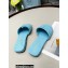 Prada Geometric Motif Nappa Leather Slides Light Blue 2022