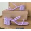 Gianvito Rossi Heel 6cm FLOREA Slip-on Mules Lavender 2022
