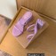 Gianvito Rossi Heel 6cm FLOREA Slip-on Mules Lavender 2022