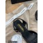 Chanel Lambskin and Patent Calfskin Open Shoes Pumps G38846 Black 2022