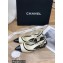 Chanel Lambskin and Patent Calfskin Open Shoes Pumps G38846 White 2022