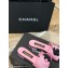 Chanel Grosgrain Camellia Mules Pink/Black 2022