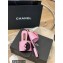 Chanel Grosgrain Camellia Mules Pink/Black 2022