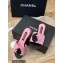 Chanel Grosgrain Camellia Mules Pink/Black 2022
