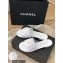 Chanel Grosgrain Camellia Mules White 2022
