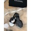 Chanel Grosgrain Camellia Mules Black/White 2022